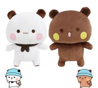 KOLGEIKJ Bubu Dudududu, Dubu Dududu, Oso Panda Bu-bu Dududu, peluche panda (blanco)