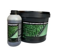 KOLGREEN (11 kg en total) - Adhesivo Bicomponente de Poliuretano para Césped Artificial y suelos de Caucho, Ideal para uso interior y exterior, Color Verde