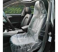 KOLHOFFR JESUNK 100 Fundas de Asiento Desechables, Fundas de Asiento de plástico universales Desechables para Asientos de avión, sillas de salón, Asientos de Restaurante, Asientos de autobús y más
