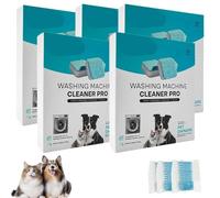 Kolina Nettoyant Machine à Laver,Kolina Tablette Lave Linge,Kyn Italia Borsa Antifurto,Nettoyant Détartrant élimine Facilement Les Résidus,Les Ingrédients Naturels,La Saleté Et Les Odeurs(5pcs)