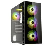 Kolink Observatorio HF PC Carcasa Negro 4 Integrada LED Fans Vidrio Paneles