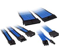 KOLINK Six Cable Extension Sets Sleeved Cable Kit - Includes 24-Pin 4+4-Pin 8-Pin and 6+2-Pin PC Cable - Pcie Cable Works with PCIe 5.0 (Blue)
