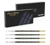 Kolinsky Premium Gold Series - Juego de 4 pinceles