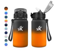 KollyKolla Botella Agua Acero Inoxidable 500ml, Botella Agua con Pajita, sin BPA, a Prueba de Fugas, Cantimplora Termica Reutilizable para Camping, Niño, Niña, Adulto, Bicicleta, Escuela, Fitness