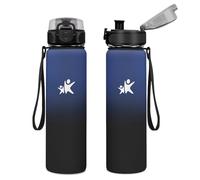KollyKolla Botella Agua Acero Inoxidable, 500ml, Botella Termica sin BPA, Termo Doble Pared al Vacío a Prueba de Fugas, Acero Inoxidable y Reutilizable, Termo para Niños, Escuela, Oficina, Gimnasio