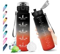 KollyKolla Botella Agua Deporte 1 litro, Botella de Agua Deportiva, Botella agua Gimnasio, Reutilizable, sin BPA, Garrafa Agua para Adulto, Niño, Colegio, Bicicleta, Running, Oficina, Gym, Fitness