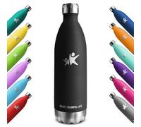 KollyKolla Botella Termica 1 litro, Botella Agua Acero Inoxidable, Termo Sin BPA, Cantimplora Termica Reutilizable, Mantener Bebida 12H Caliente/24 Frío, para Niños, Adultos, Deporte, Escuela, Oficina
