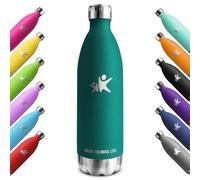 KollyKolla Botella Termica 1 litro, Botella Agua Acero Inoxidable, Termo Sin BPA, Cantimplora Termica Reutilizable, Mantener Bebida 12H Caliente/24 Frío, para Niños, Adultos, Deporte, Escuela, Oficina