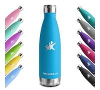 KollyKolla Botella Termica, 500ml, Botella Agua Acero Inoxidable, Termo Sin BPA, Cantimplora Termica Reutilizable, Water Bottle con Pared Doble Aislamiento, para Niños, Adultos, Deporte, Oficina