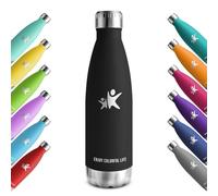 KollyKolla Botella Termica, 500ml, Botella Agua Acero Inoxidable, Termo Sin BPA, Cantimplora Termica Reutilizable, Water Bottle con Pared Doble Aislamiento, para Niños, Adultos, Deporte, Oficina