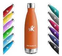 KollyKolla Botella Termica Niños, 500ml, Termo con Pared Doble Aislamiento, Botella de Agua Acero Inoxidable, Sin BPA, Cantimplora Termica Reutilizable, para Niños, Adultos, Deporte, Oficina, Escuela