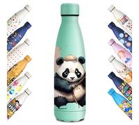 KollyKolla Botella Termica Niños, Botella Agua 500ml, Impresión 3D Termo, Botella Acero Inoxidable Sin BPA, Botella Térmica, Botella de Agua para Viaje, Escuela, Deportiva, Oficina, Hogar