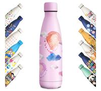 KollyKolla Botella Termica Niños, Botella Agua 500ml, Impresión 3D Termo, Botella Acero Inoxidable Sin BPA, Botella Térmica, Botella de Agua para Viaje, Escuela, Deportiva, Oficina, Hogar