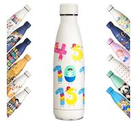 KollyKolla Botella Termica Niños, Botella Agua 500ml, Impresión 3D Termo, Botella Acero Inoxidable Sin BPA, Botella Térmica, Botella de Agua para Viaje, Escuela, Deportiva, Oficina, Hogar