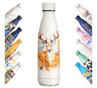 KollyKolla Botella Termica Niños, Botella Agua 500ml, Impresión 3D Termo, Botella Acero Inoxidable Sin BPA, Botella Térmica, Botella de Agua para Viaje, Escuela, Deportiva, Oficina, Hogar