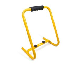 KOLORENO trípode para foco de construcción individual, manual - foco LED para exteriores - trípode para focos de construcción - soporte para reflector - ligero y manejable - metal - 240x230x305mm