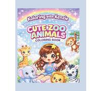 Koloring with Kenzie Cute Zoo Animals Coloring Book