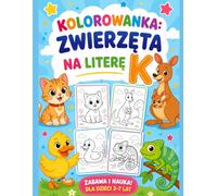 Kolorowanka dla dzieci: zwierzęta na literę K