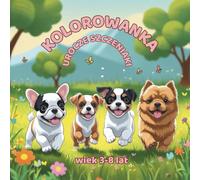 Kolorowanka Urocze Szczeniaki: Prosta kolorowanka z radosnymi szczeniakami - urocze pieski, kwiaty i wesołe tła. Idealne dla dzieci w wieku 3-8 lat, które kochają zwierzęta i kreatywną zabawę.