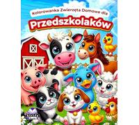 Kolorowanka Zwierzęta Domowe dla Przedszkolaków: Urocze Zwierzęta Gospodarskie dla Dzieci W Wieku 3-5, 6-8 Lat, Książki do nauki wczesnego dzieciństwa ... przedszkolaków, Identyfikuj zwierzęta domowe
