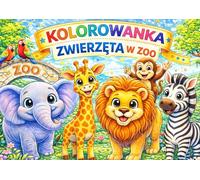 Kolorowanka zwierzęta w zoo: Kolorowanka dla dzieci i młodzieży