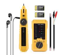 KOLSOL Probador de cable de red, trazador de cables Ethernet con comprobación de línea telefónica para CAT5 CAT6, buscador de cables de red RJ11 RJ45 LAN para continuidad