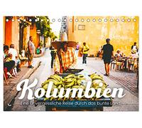 Kolumbien - Eine unvergessliche Reise durch das bunte Land. (Tischkalender 2026 DIN A5 quer), CALVENDO Monatskalender: Exotische Tierwelt und traumhafte Natur.
