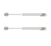 KOLUZ Puntales de gas 100N, Soporte neumático de elevación de puerta de gabinete, 2pcs, Moderno, Acero + Polioximetileno, Pintado