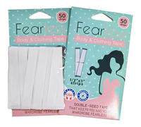 KOLZEMV 100 Paquetes Cinta Doble Cara Ropa y Piel Fashion Tape, Adhesivo Fuerte Todo el Día para Todos los Tipos de Tela, Suave para Pieles Sensibles, Color Transparente para Todos los Tonos de Piel