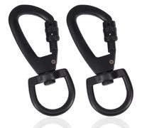 KOLZEMV 2 mosquetones para Escalada,mosquetones, mosqueton Grande, mosquetones llaveros, mosquetón Giratorio, mosquetón Giratorio, mosquetón con Tijeras para Correa para Perros, montañismo, llaveros