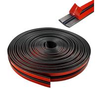 KOLZEMV 4m Junta de Goma Universal Autoadhesiva, Tira de Sellado para Parabrisas y Puertas Delantero Trasero del Coche