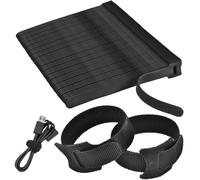 KOLZEMV 50 Bridas Reutilizables y Ajustables para Cables, bridas plastico, Bridas de Nylon, Bridas Sujeta Cables Eléctricos con Gancho y Bucle, Organizador Cables Corbatas Correa para Hogar y Oficina