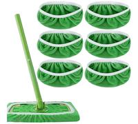 KOLZEMV 6 Piezas para Mopa Recambios Kit,25,4x11,5cm para Sweeper Mop Fregona Recambio Reutilizables Húmedo y Seco, para Limpieza de Suelos Duros, wet, recambios