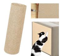 KOLZEMV Alfombra Rascador para Gatos, Protector Sofa Gatos Arañazo,Tapete Rascador para Gatos con Autoadhesivo, DIY Climbing Cat Scratcher, Alfombra Autoadhesiva para Gato para Proteger Sofás 100X30cm