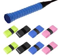 KOLZEMV Cintas de Agarre de Raqueta, 8 Piezas Overgrips Padel, grip padel, grip tenis, Antideslizante y de Secado Rápido, Overgrip Antideslizante Tenis Bádminton para Raqueta de Tenis, para Bádminton