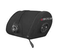 KOM Cycling Bolsa pequeña para sillín seguro con múltiples herramientas, tubo y palancas de neumáticos