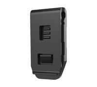 KOM Cycling clip para bolsa de sillín para soporte de luz radar negro