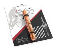 Kit de reparación de neumáticos tubulares para Bicicletas de KOM Cycling - ¡8 Colores! Arregla daños de neumáticos de Bicicleta montañera y de Carrera - Incluye 8 Cintas de Silicona.