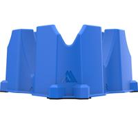 KOM Cycling soporte para rueda delantera Indoor Trainer Block azul
