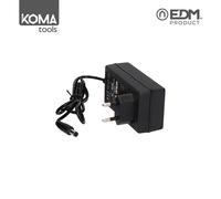 KOMA TOOLS 08731 Cargador de Recambio para Taladro/Atornillador, Negro/Rojo