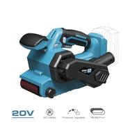 LIJADORA DE BANDA 20V (SIN BATERIA Y CARGADOR) 14x27,5x17cm KOMA TOOLS PRO SERIES BATTERY