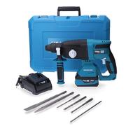 Koma Tools Martillo Percutor Brushless 20V con Batería 4,0 Ah | Motor Brushless, Incluye Cargador 60W, Brocas SDS+, Sin Cables, LED de Trabajo