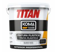 Koma Tools Pintura plástica Titan Blanco 5 kg - Marca EAN: 8425998253009