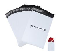 KOMABLEN 100 piezas Bolsas para Envíos, 25x35cm PE Bolsas Envio Vinted, Autoadhesivas Opacas Sobres Envios Vinted, Impermeables Bolsas de Envio Paquetes Vinted Para envío de zapatos y ropa