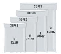 KOMABLEN 120 piezas Bolsas para Envíos, PE Bolsas Envio Vinted 4 TamañosS/M/L/XL, Autoadhesivas Opacas Sobres Envios Vinted, Impermeables Bolsas de Envio Paquetes Vinted 120 micras Autoadesive Borse