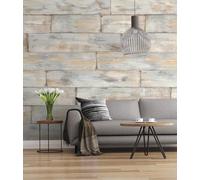 Komar 014-DV3 Shabby CHIC - Papel pintado para pared (300 x 250 cm), diseño de madera