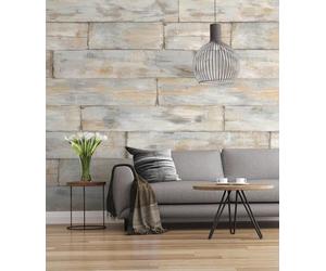 Komar 014-DV3 Shabby CHIC - Papel pintado para pared (300 x 250 cm), diseño de madera