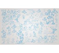 Komar 048-DVD4 Mickey Sketches, Azul, 400 x 250 cm