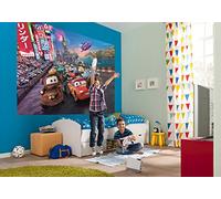 Komar 1 - "Disney Pixar Cars Race de Papel Pintado, Multicolor, 4 Piezas