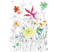 Komar 1 - Live - 022 - 184 x 248 cm "Joli Flores" - Papel pintado, multicolor (2 unidades)